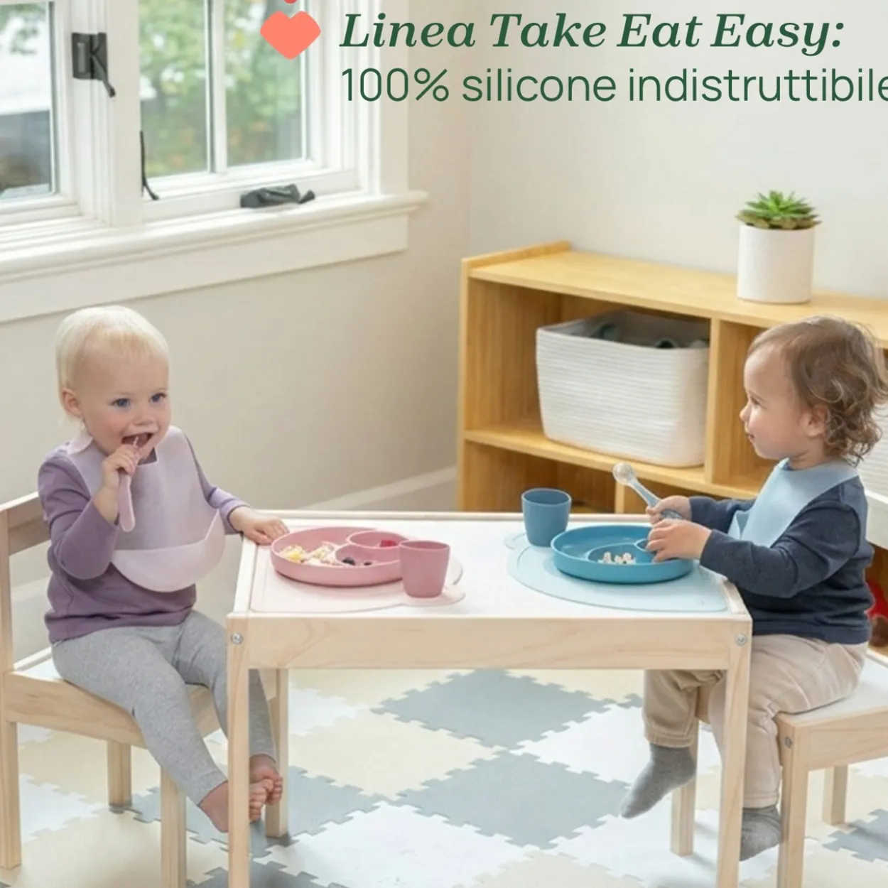 Easy Food - Set di svezzamento in silicone