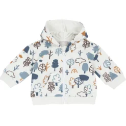 Felpa con cappuccio e zip