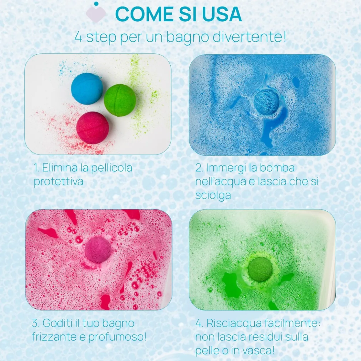 FIZZY BOMBE DA BAGNO 3PZ
