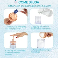 FOAMY GIFT SET - DETERGENTE VISO 150ML CON FOAM MAKER