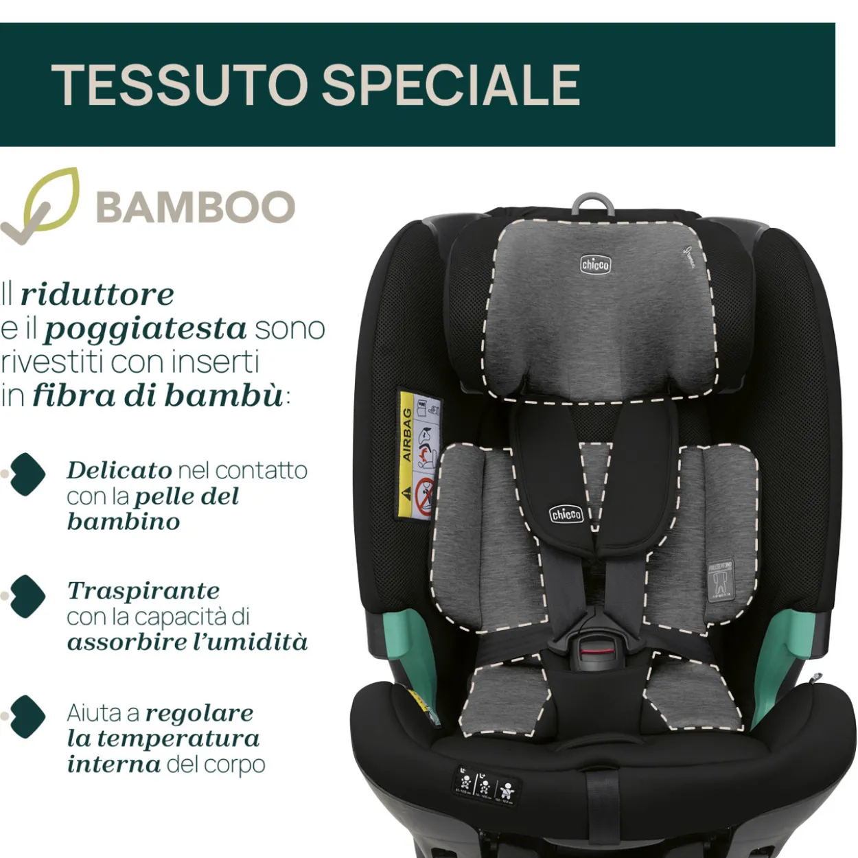 FullSeat 360 i-Size senza base (61-150 cm)