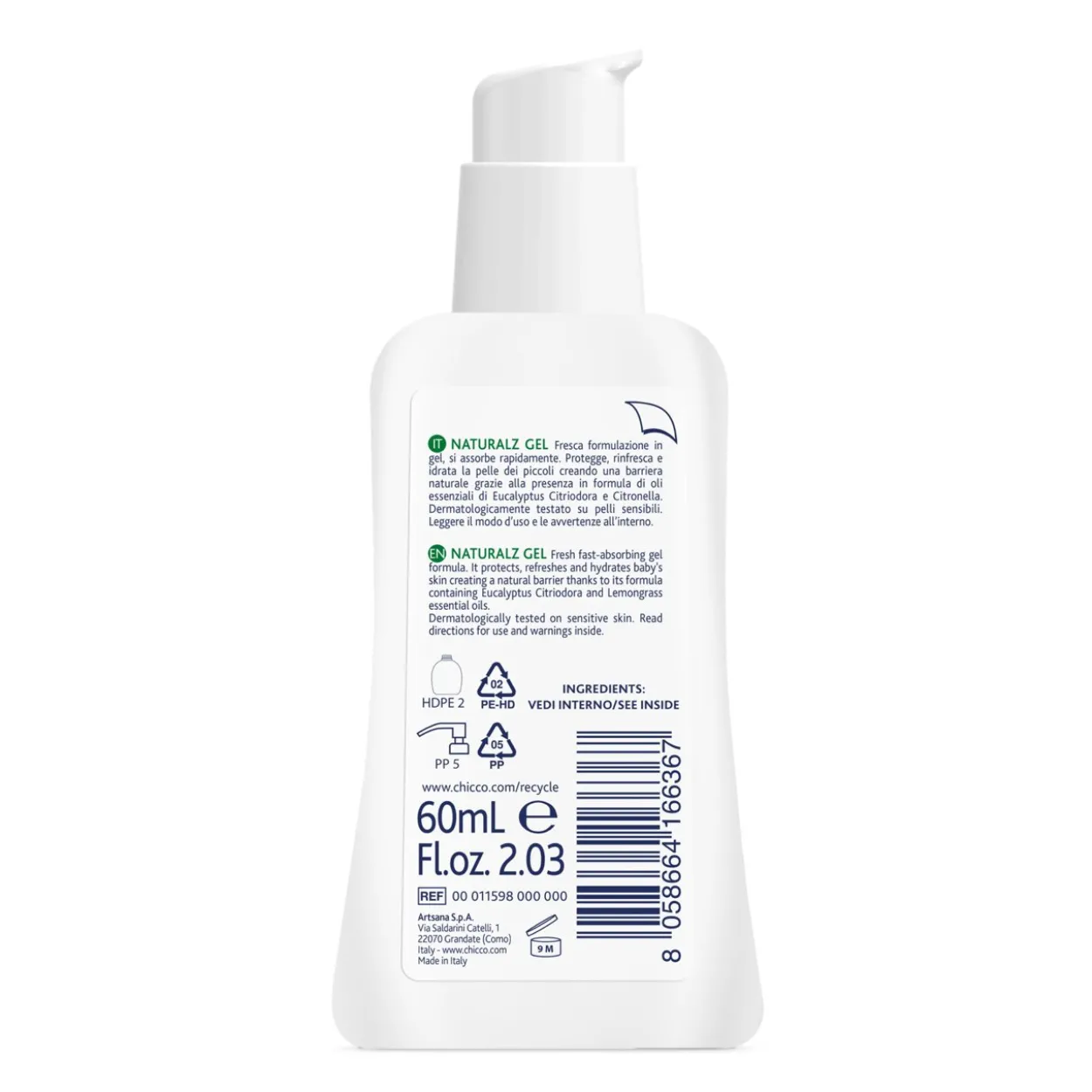 Gel NaturalZ Protettivo & Rinfrescante 60ML