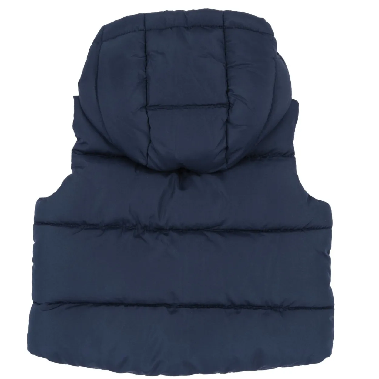 Gilet imbottito con cappuccio