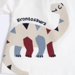 Maglietta manica lunga stampa dinosauro
