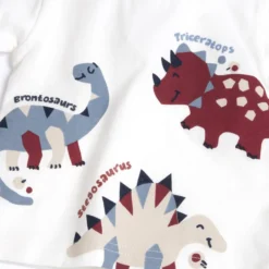 Maglietta manica lunga stampa dinosauri