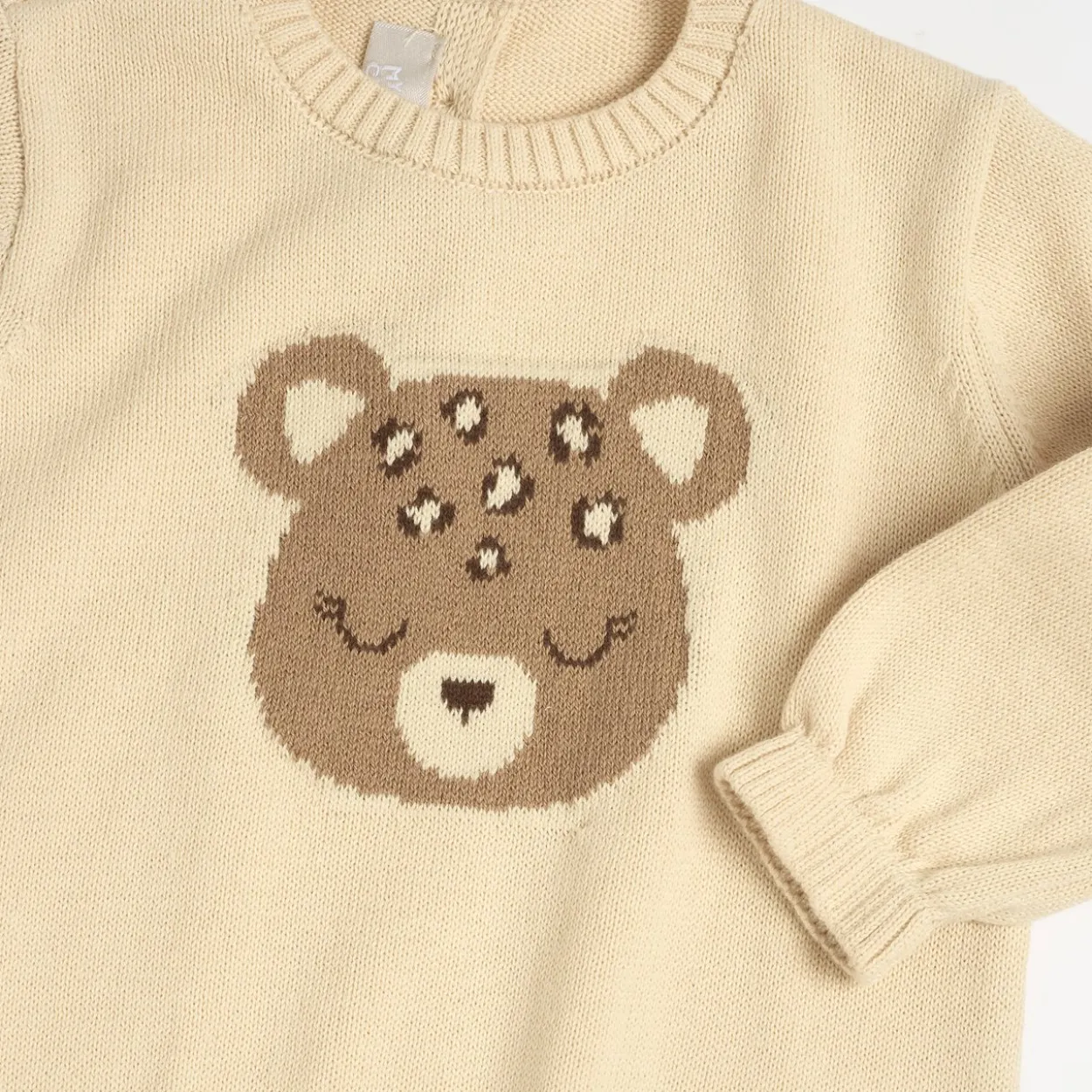 Maglione con disegno jacquard