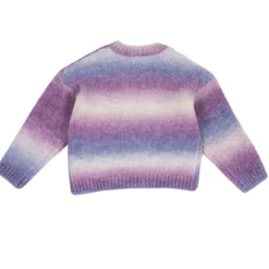 Maglione girocollo effetto sfumato