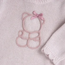Maglione ricamato