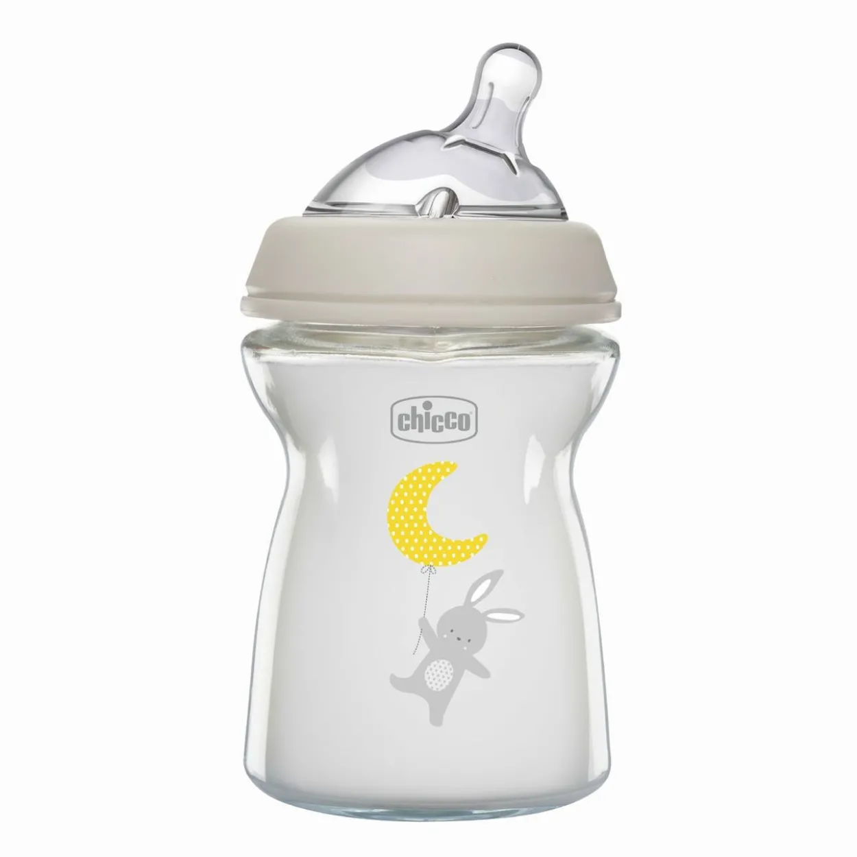 NaturalFeeling Biberon Vetro Chicco 0M+ 250ML Flusso Lento