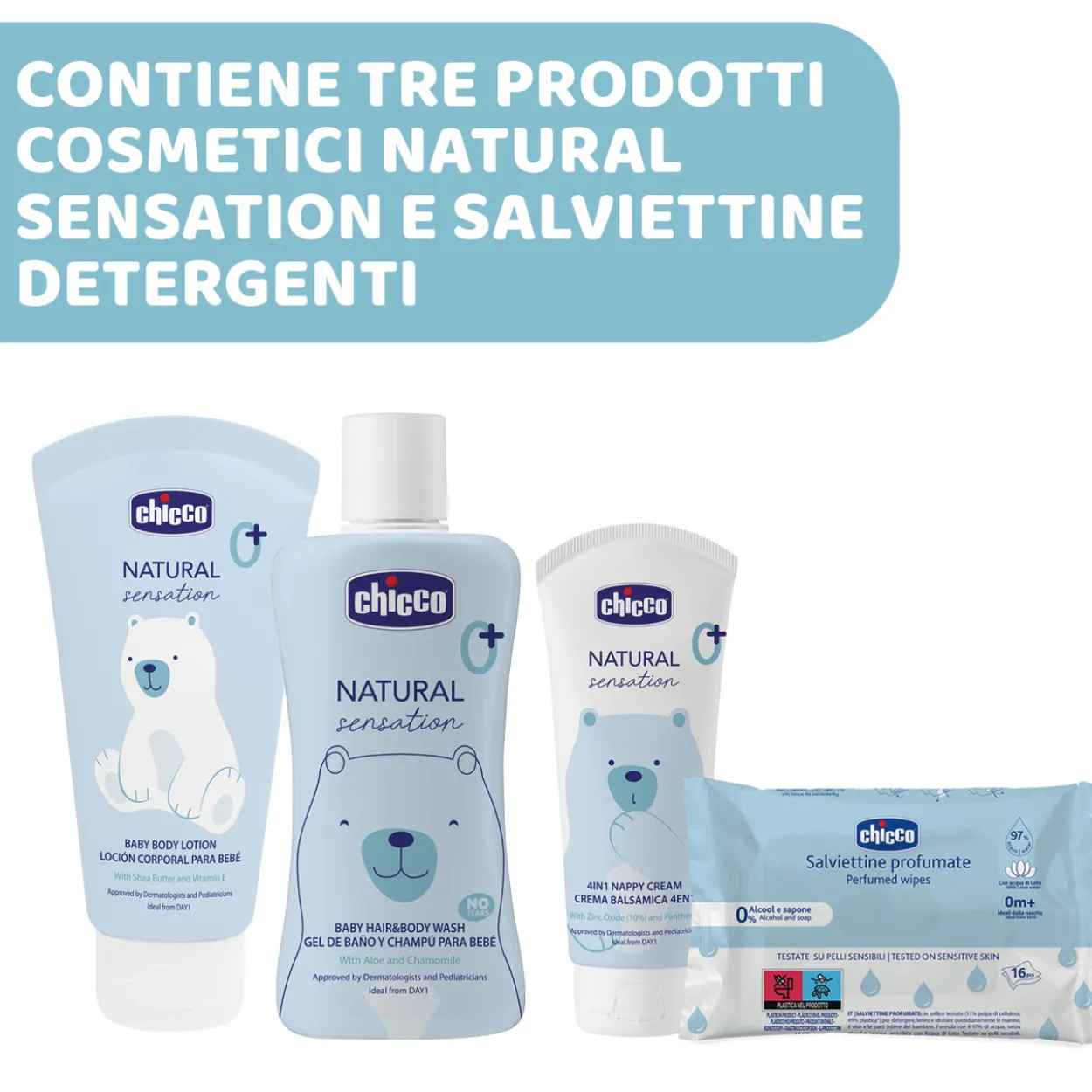 Natural Sensation Baby Cosmetic Set