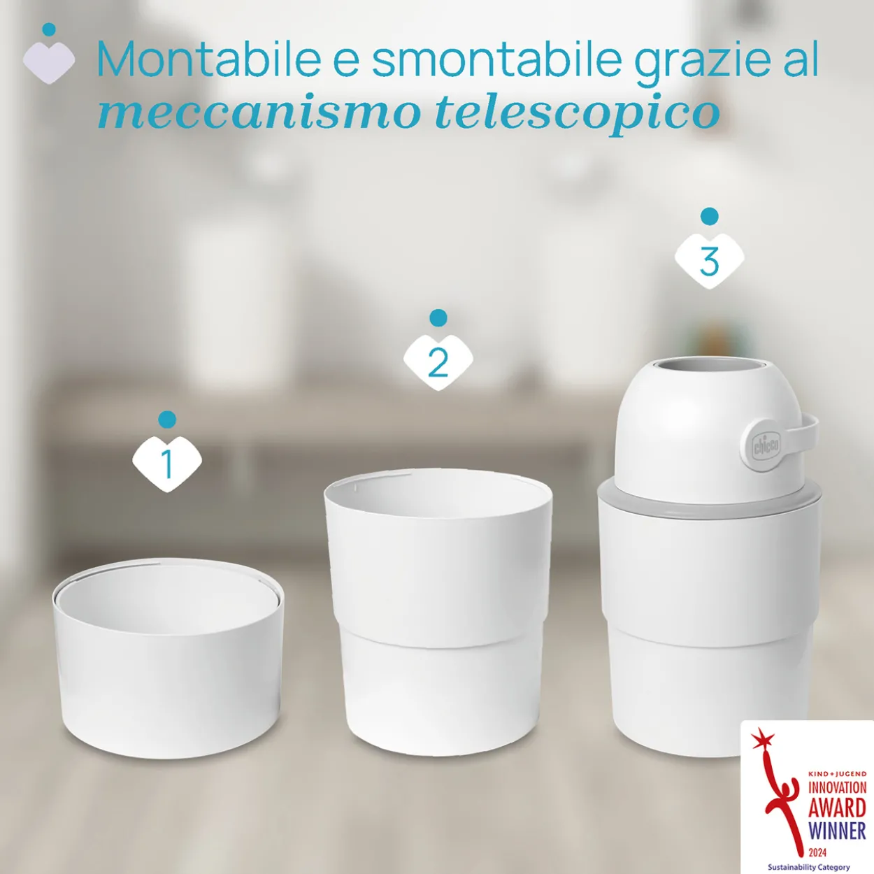 Odour OFF Mangiapannolini Telescopico