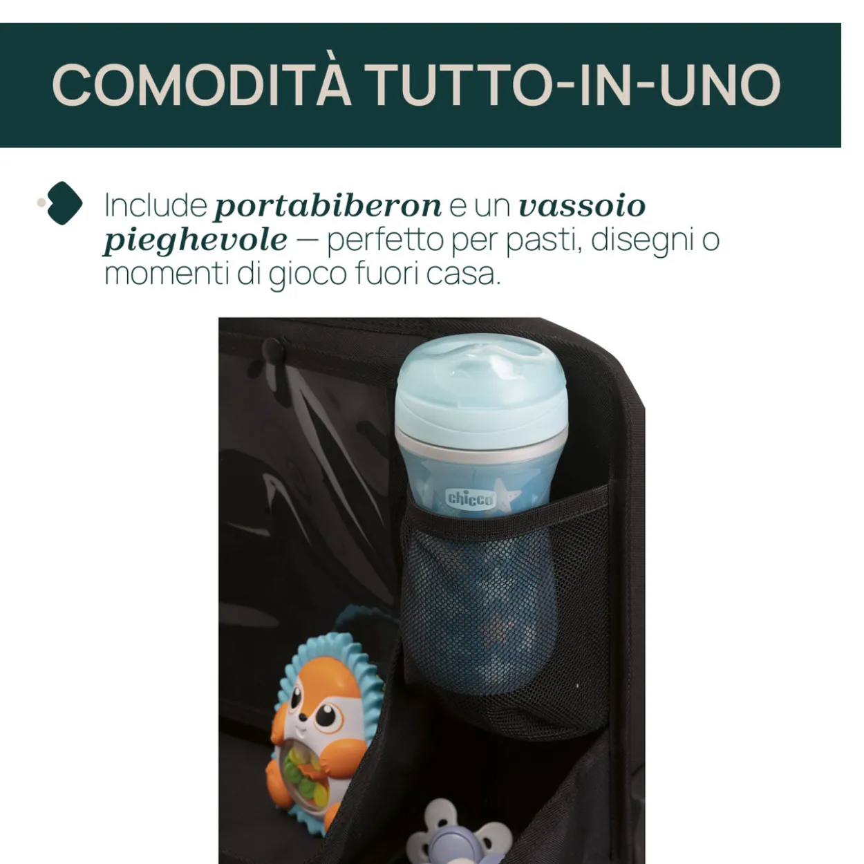 Organizzatore Deluxe per Seggiolino Auto