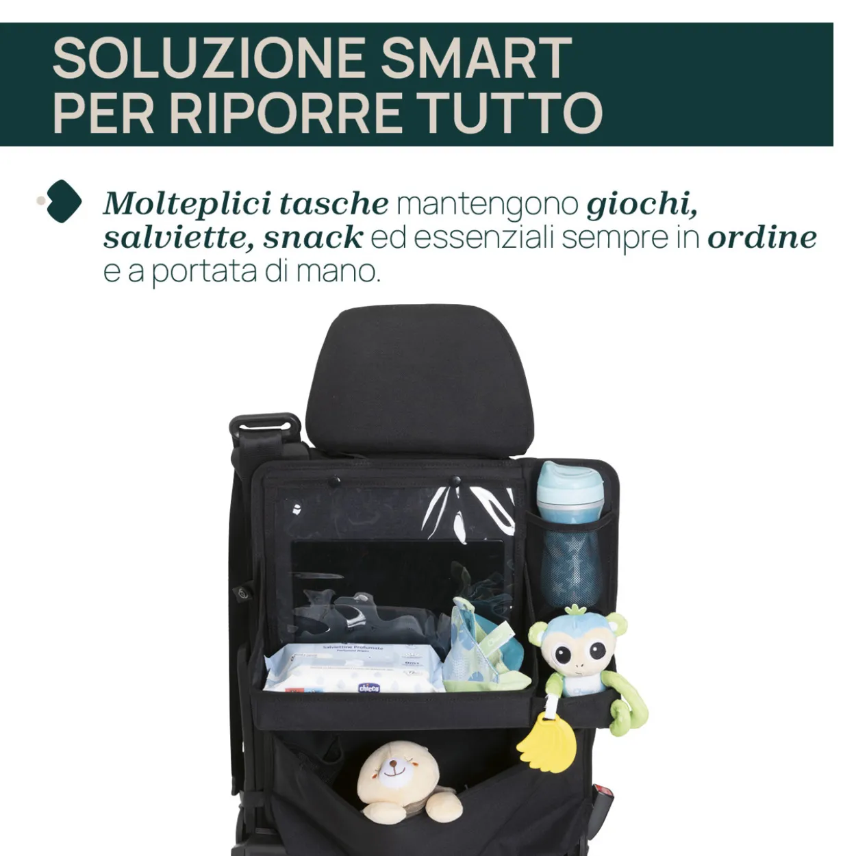 Organizzatore Deluxe per Seggiolino Auto
