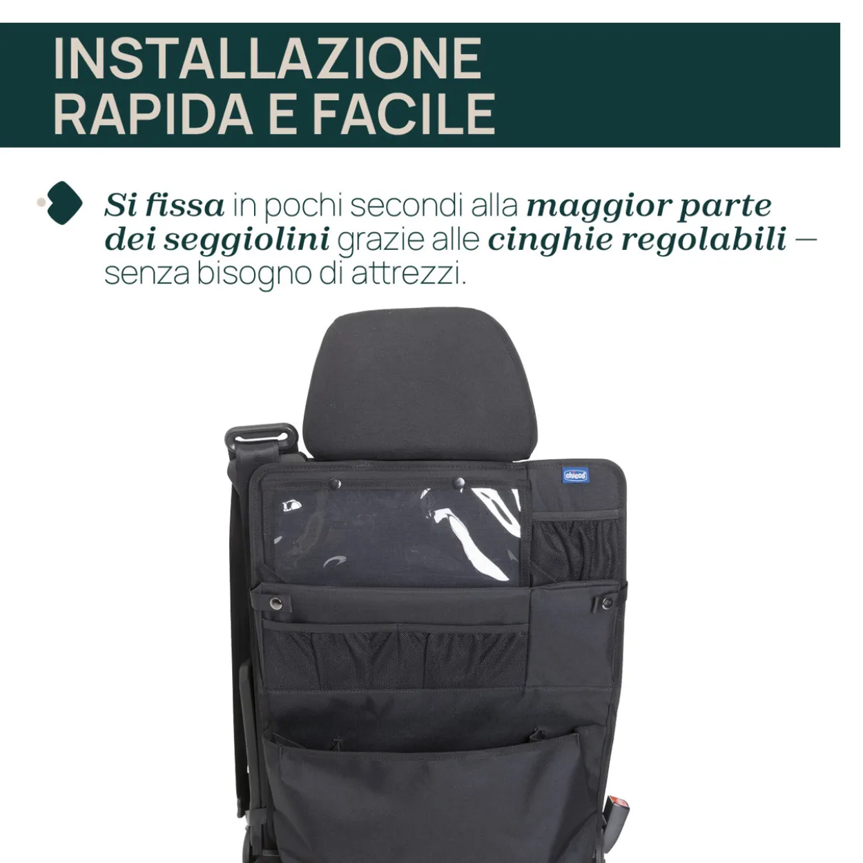 Organizzatore Deluxe per Seggiolino Auto