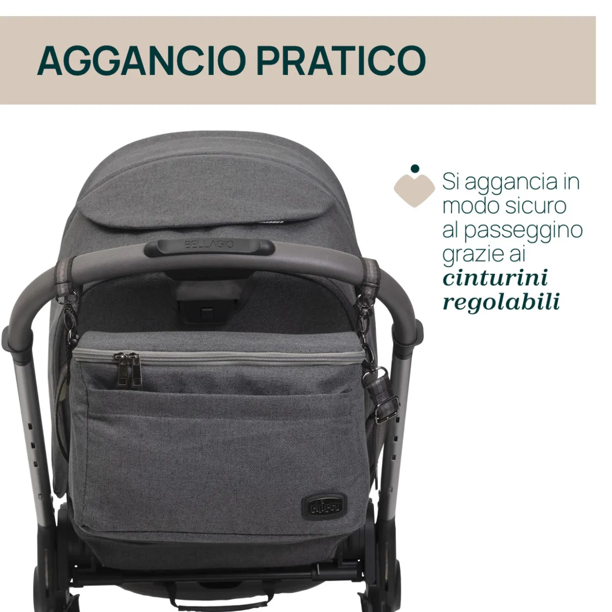 Organizzatore per passeggino