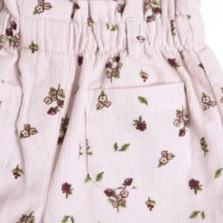 Pantaloni corti in velluto a coste