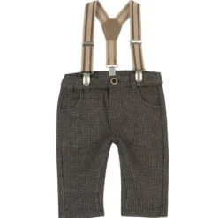 Pantaloni lunghi con bretelle