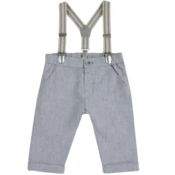 Pantaloni lunghi con bretelle