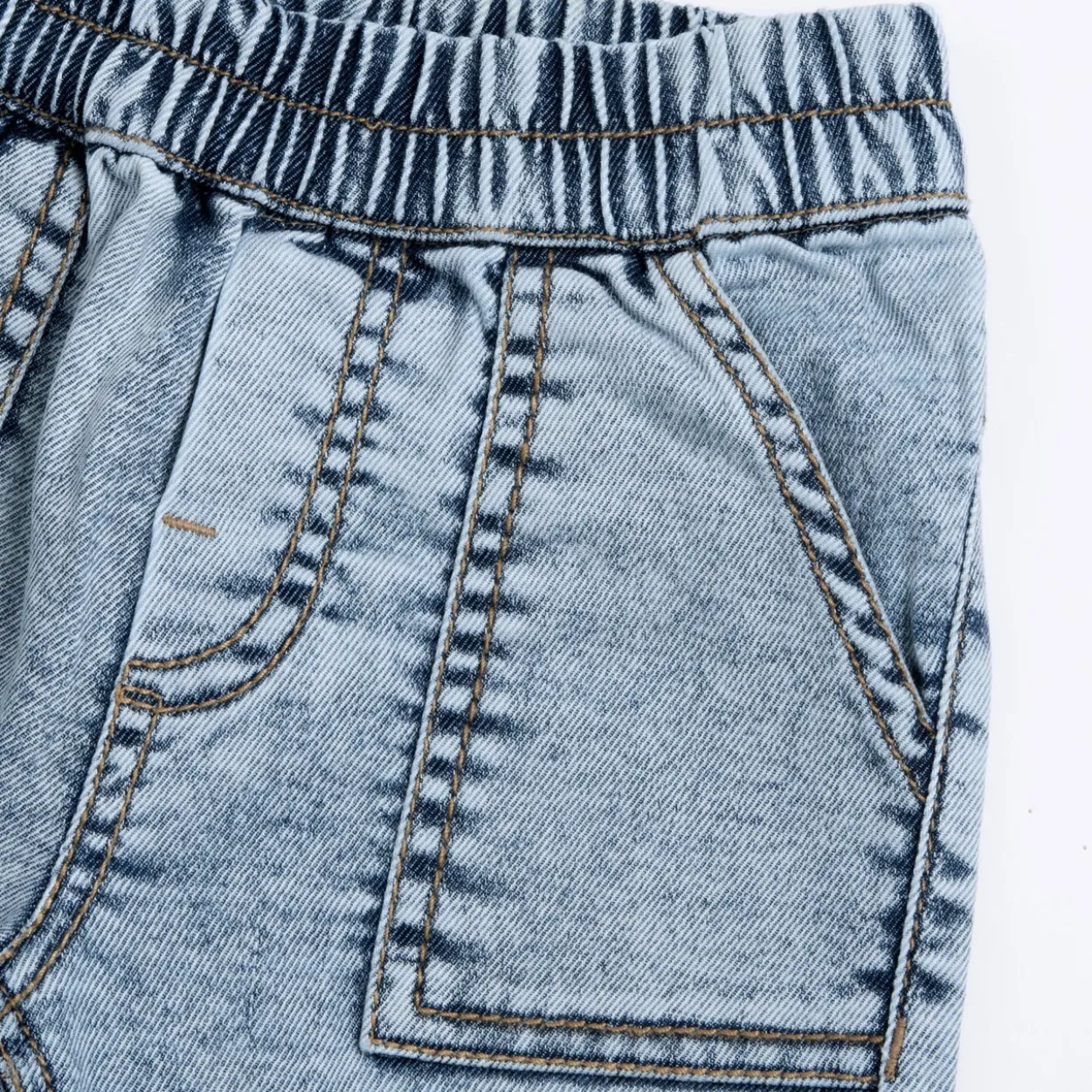 Pantaloni lunghi in chambray