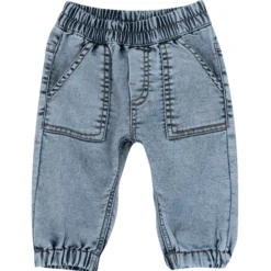 Pantaloni lunghi in chambray