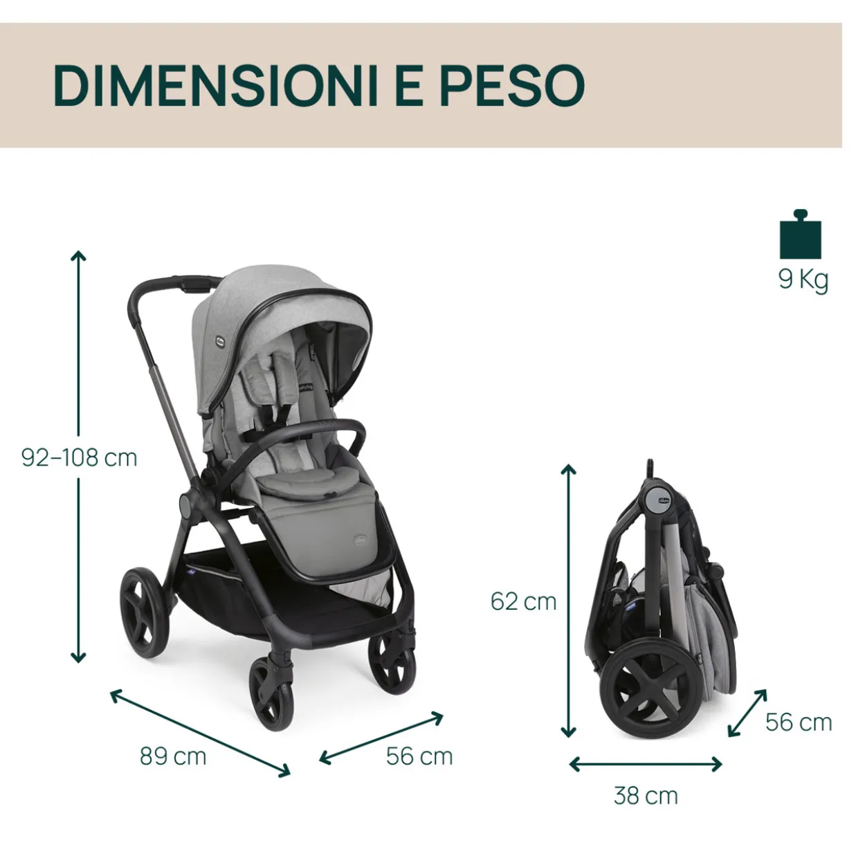 Passeggino Mysa