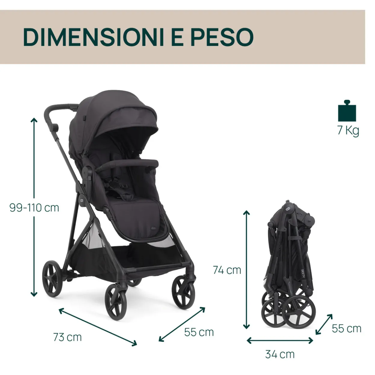 Passeggino Seety 2