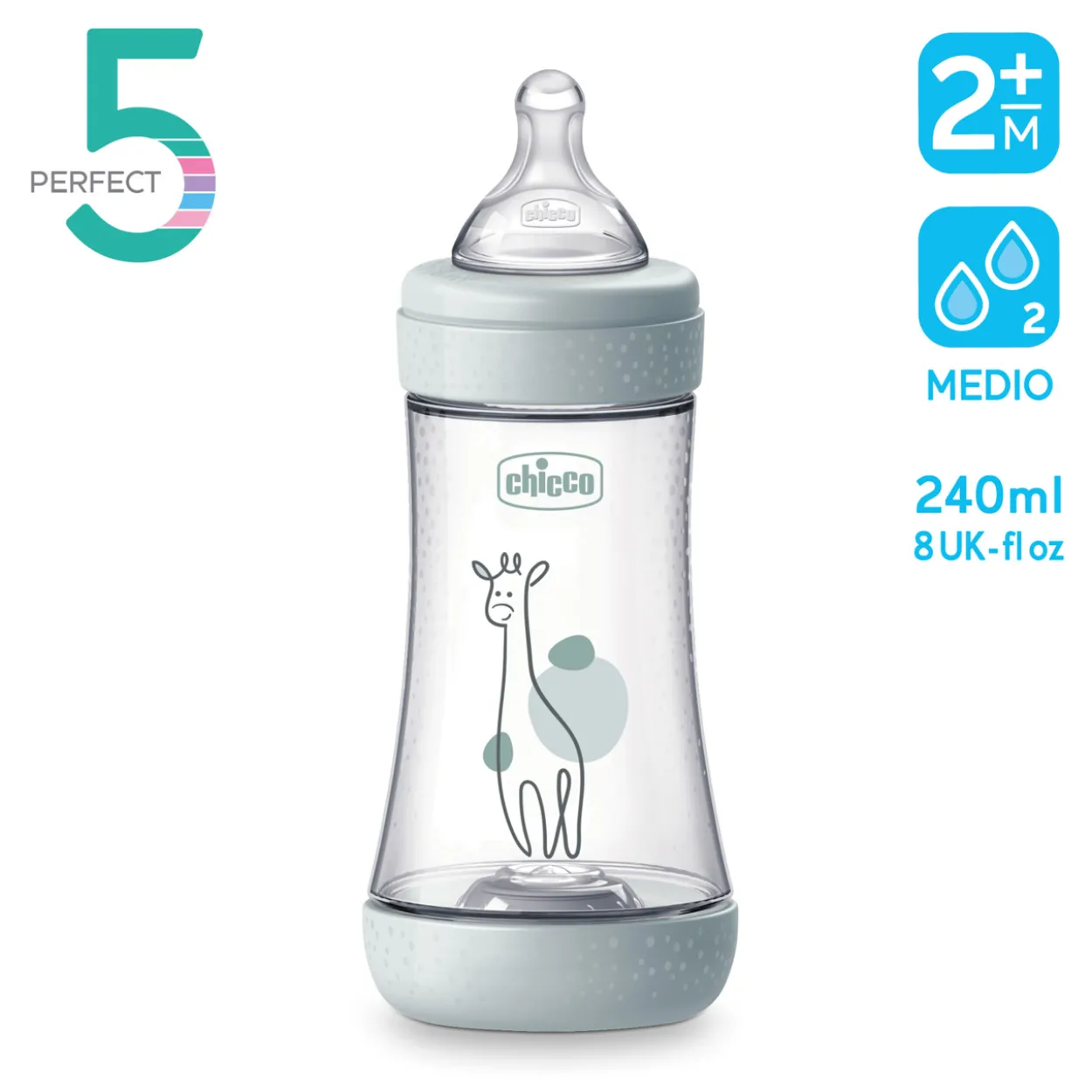 Perfect 5 Biberon 240 ml - Flusso medio