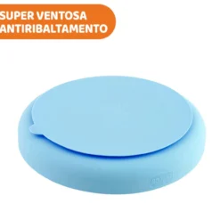 Piatto in Silicone con Ventosa