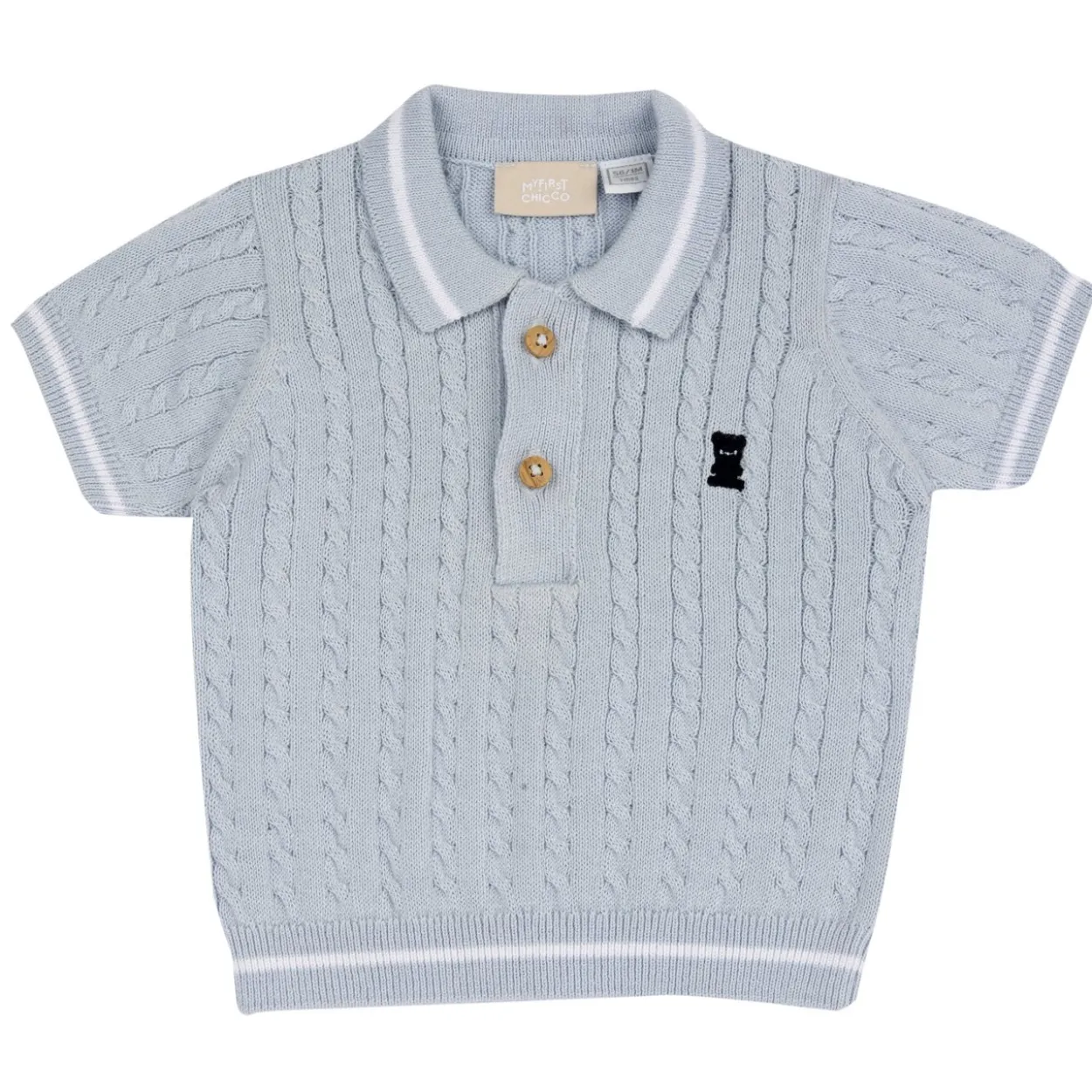 Polo manica corta in maglia