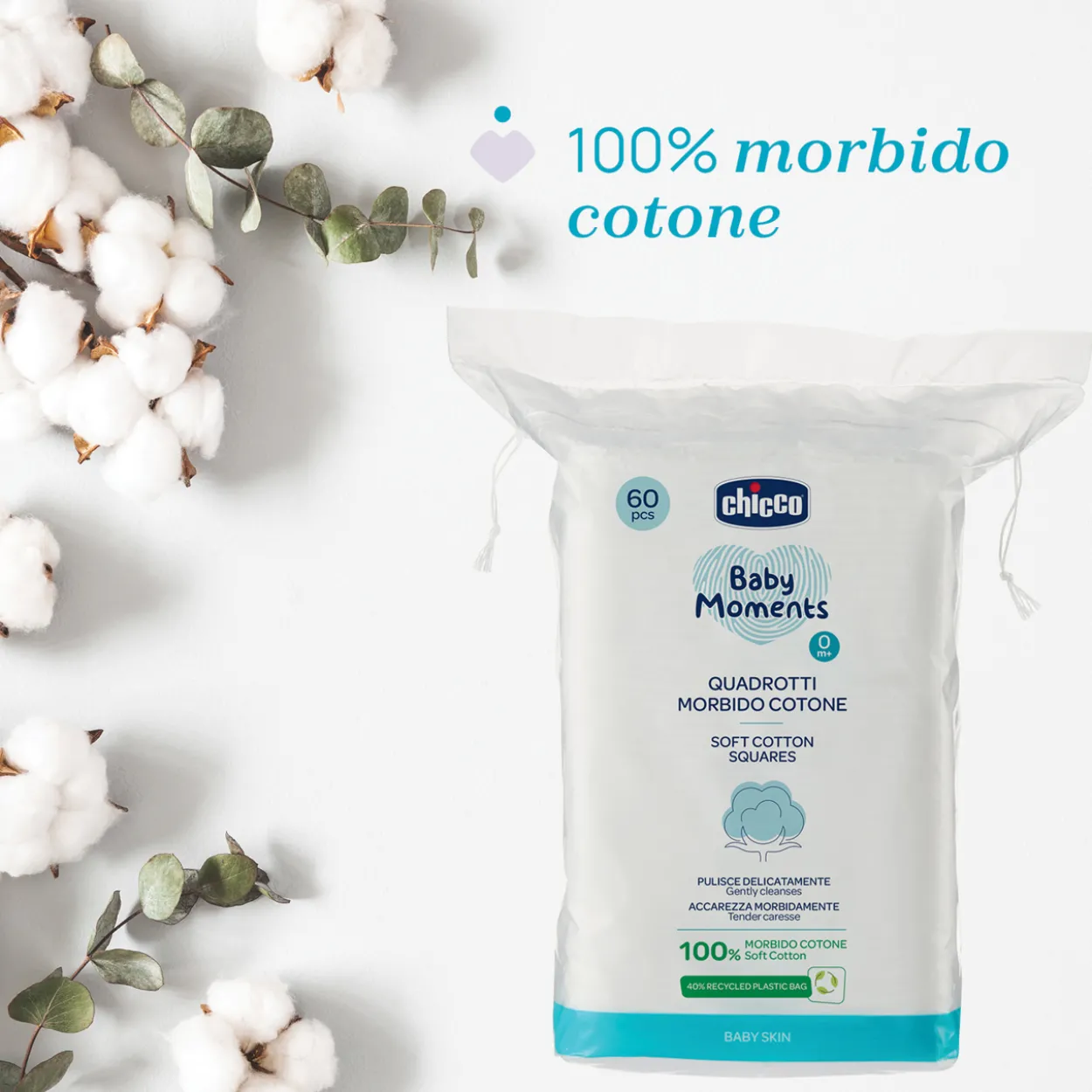 Quadrotti Morbido Cotone