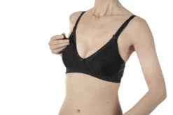 Reggiseno Allattamento in cotone nero Chicco