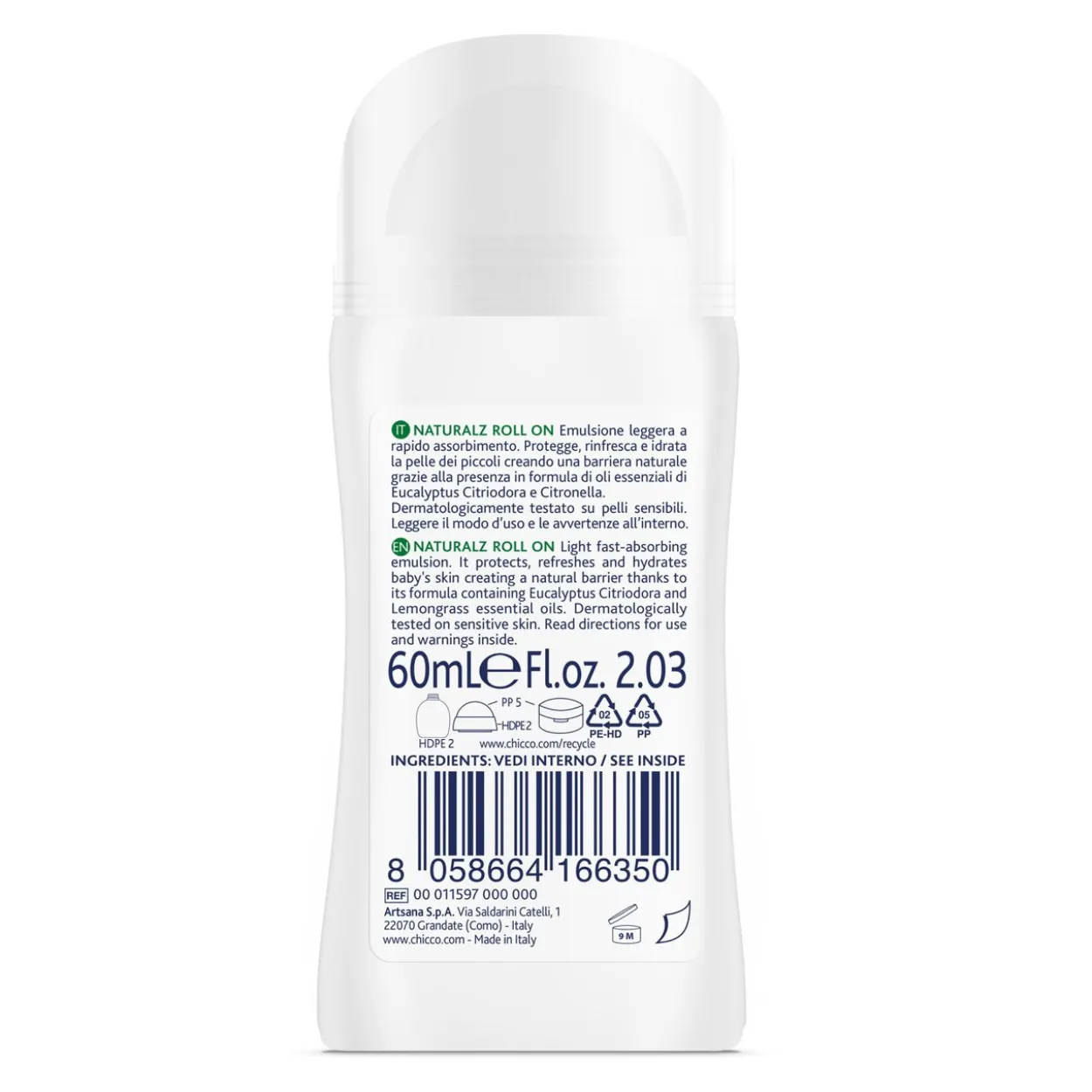 Roll On NaturalZ Protettivo & Rinfrescante 60ML