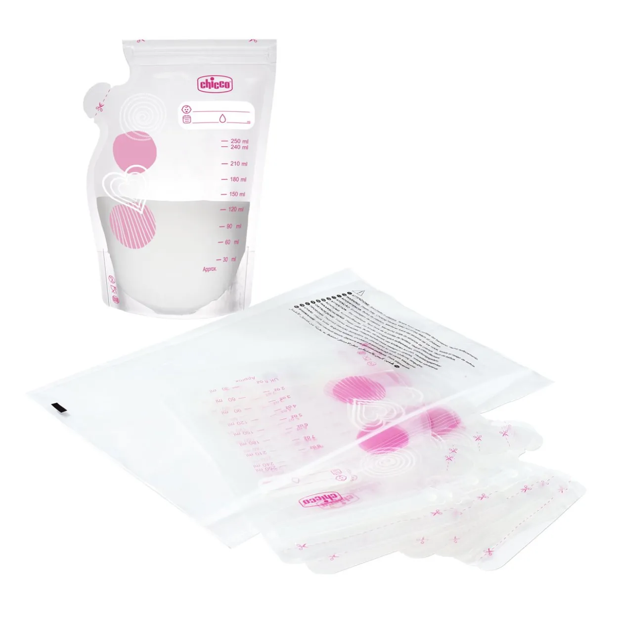 Sacchetto per latte materno - 30 pz