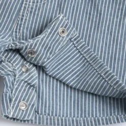 Salopette corta in denim