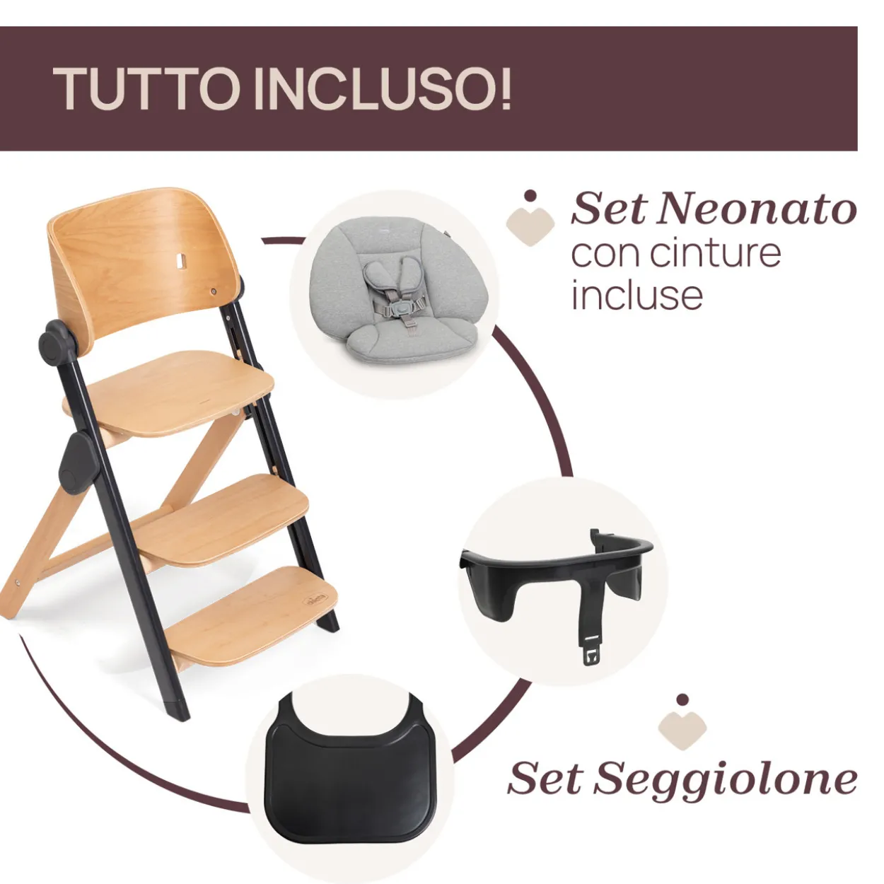 Sedia evolutiva Meraviglia