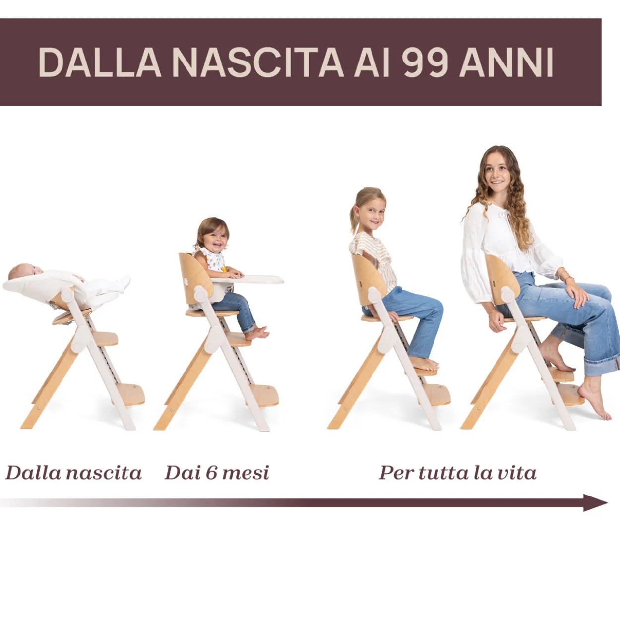 Sedia evolutiva Meraviglia