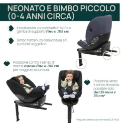 Seggiolino Auto EverOne i-Size (40-150 cm)