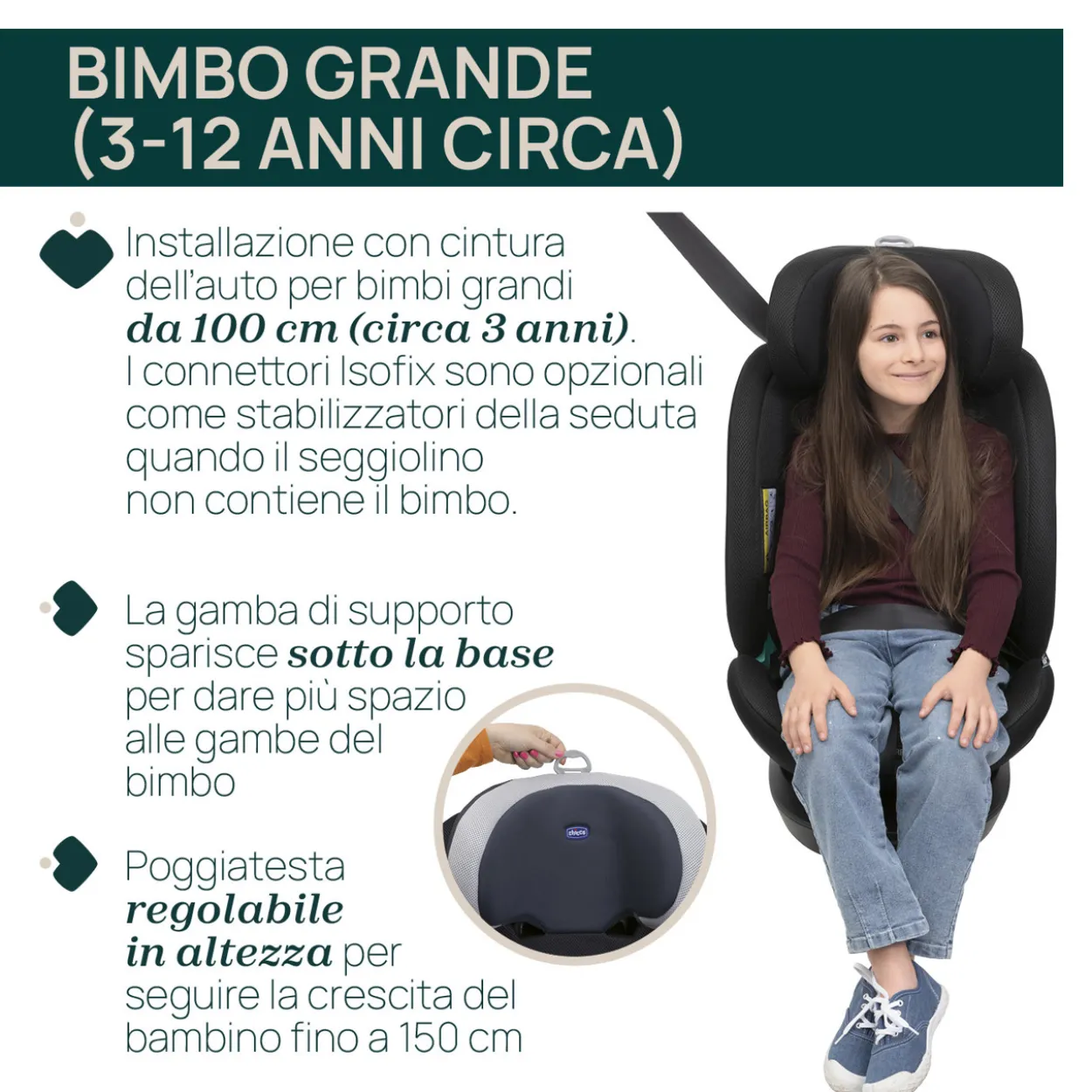 Seggiolino Auto EverOne i-Size (40-150 cm)