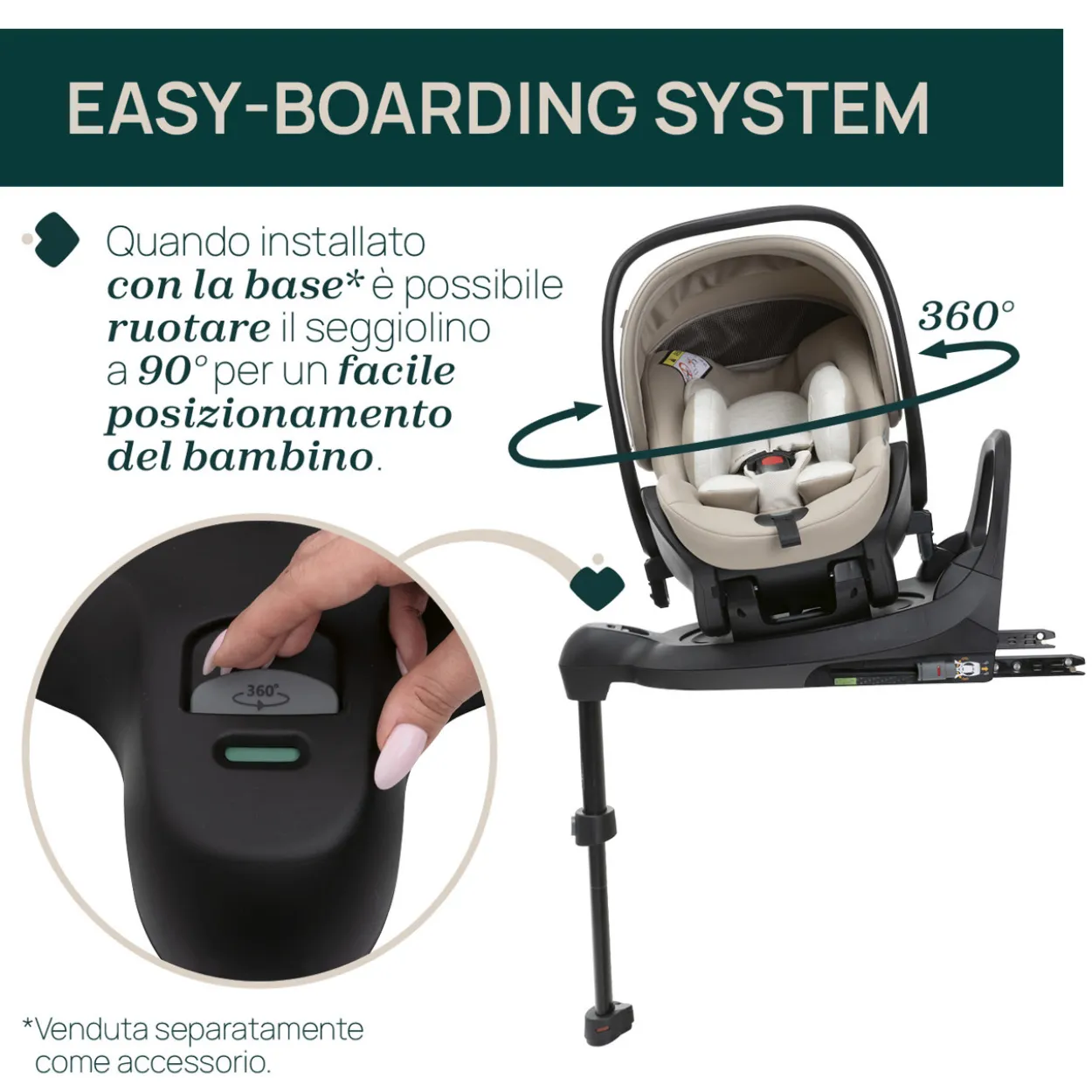 Seggiolino Auto First-Seat Recline i-Size (40-87 cm)