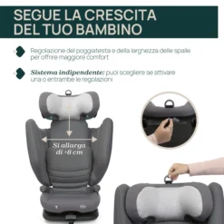Seggiolino Auto Fold&Go S (100-150 cm)