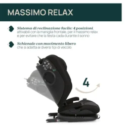 Seggiolino Auto Fold&Go S (100-150 cm)