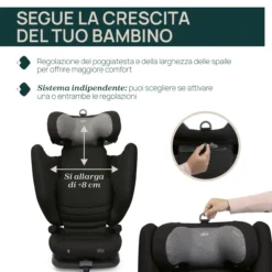 Seggiolino Auto Fold&Go S (100-150 cm)