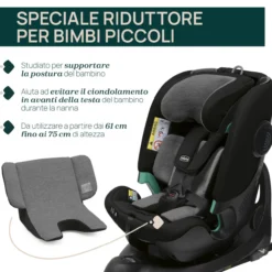 Seggiolino Auto FullSeat 360 i-Size con base (61-150 cm)