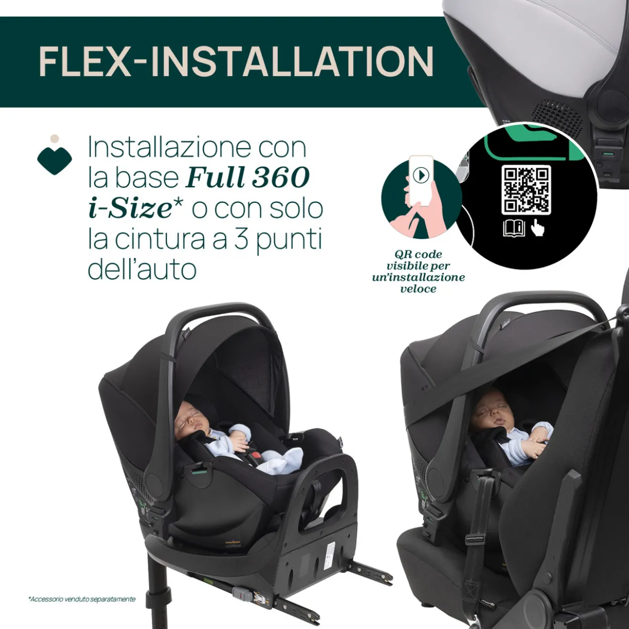 Seggiolino auto Kory Essential i-Size (40-80 cm)