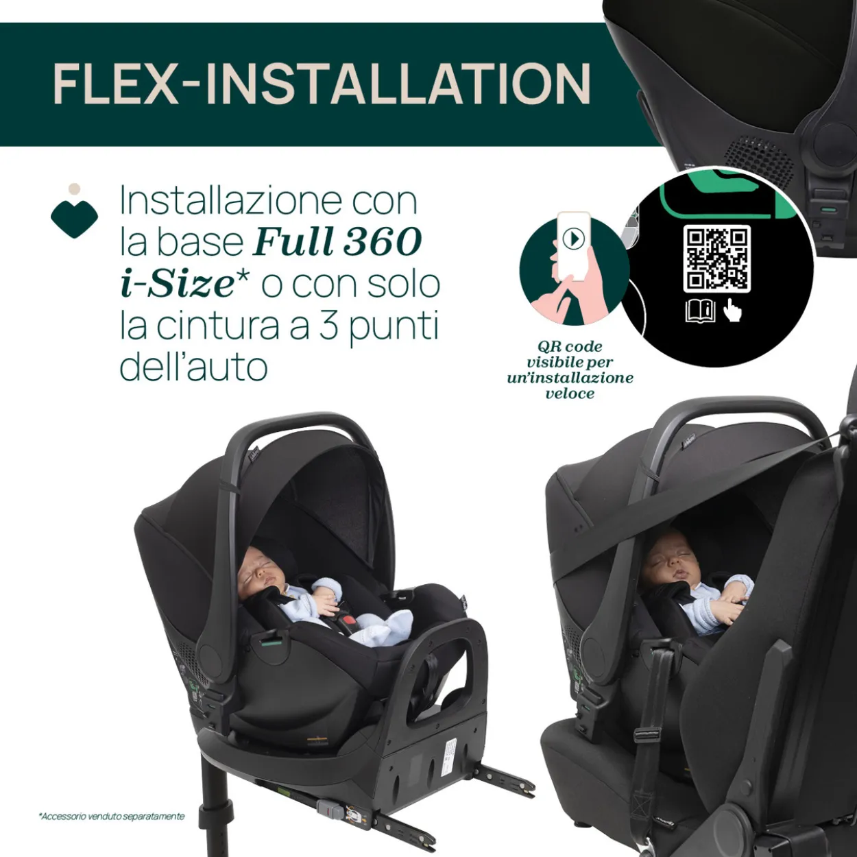 Seggiolino auto Kory Essential i-Size (40-80 cm)