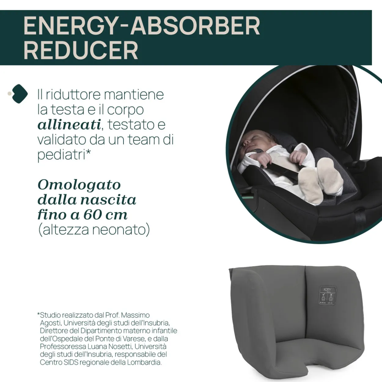 Seggiolino Auto Kory Plus i-Size (40-85 cm)