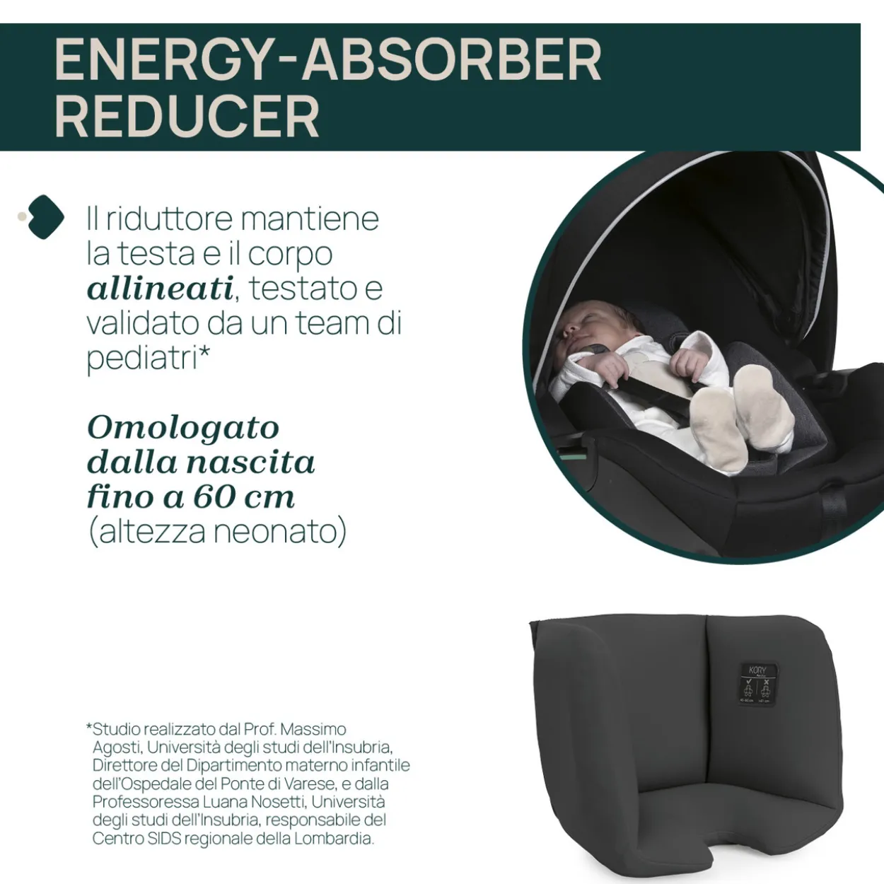 Seggiolino Auto Kory Plus i-Size (40-85 cm)