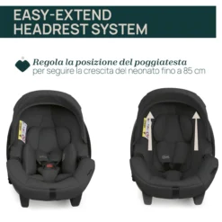 Seggiolino Auto Kory Plus i-Size (40-85 cm)