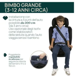 Seggiolino auto Mokita i-Size (76-150 cm)
