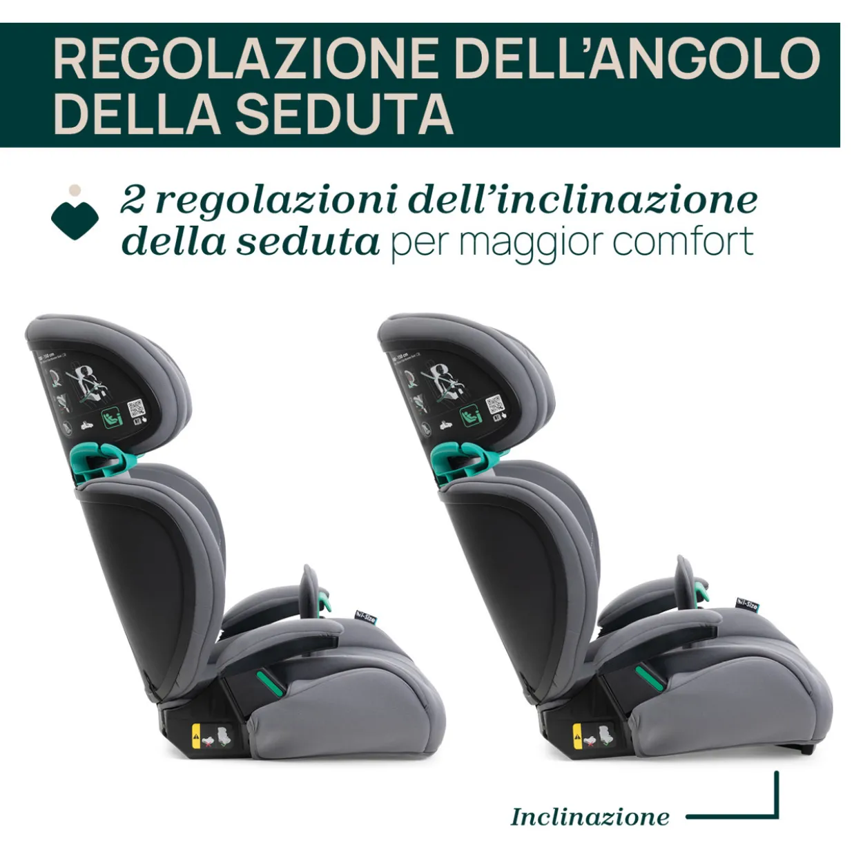 Seggiolino auto Quizy Lite i-Size (100-150 cm)